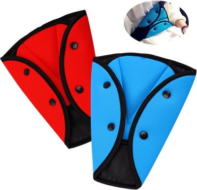 Seat Belt Pads, 2Pcs Universal Adjustable Seatbelt Strap Cover, Triangular Fixer