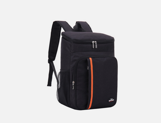 18L Thermal Rucksack, Outdoor Picnic Cooler Bag Backpack - Black Weyoung