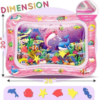 Infinno Baby Tummy Time Mat - Premium Multicolor Water Activity Mat