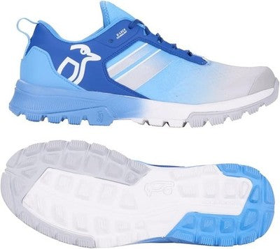 Kookaburra Alpha Hockey Shoes Unisex Blue UK 8 Hockey Footwear Trainers