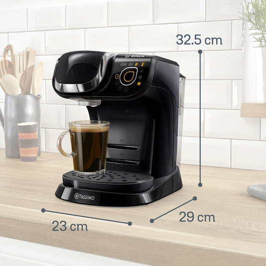 Tassimo by Bosch My Way 2 TAS6502GB Coffee Machine, 1500W, 1.3L - Black