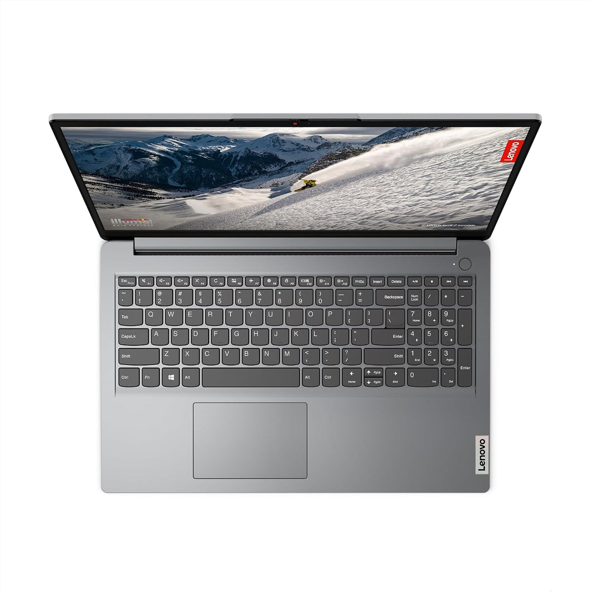 Lenovo IdeaPad 1, 15in, Celeron N4500, 4GB RAM, 128GB eMMC, Cloud Grey