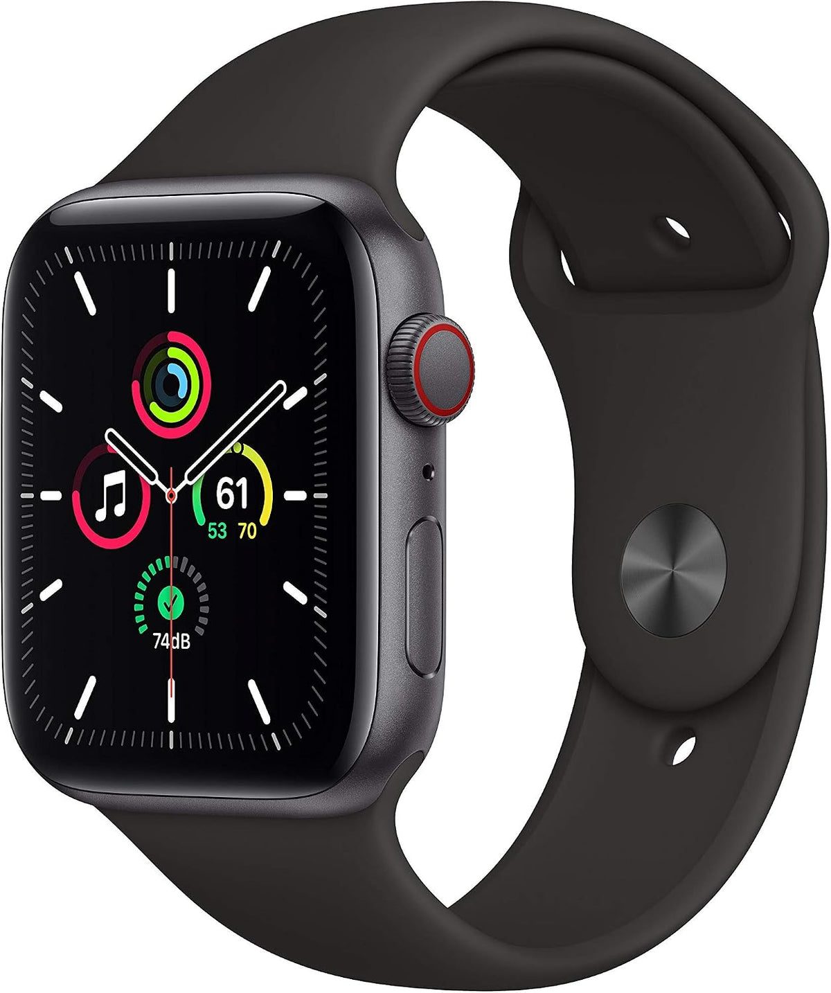 Apple Watch SE1 (GPS, 40mm) Space Grey Aluminium Case + Midnight Strap