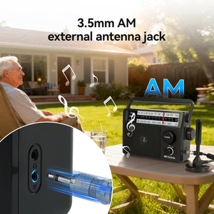 Retekess TR633 Portable AM/FM Transistor Radio