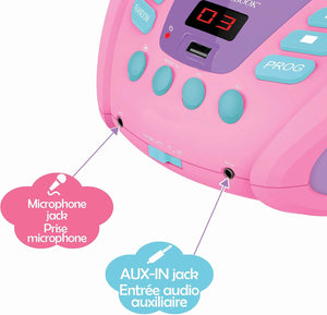 RCD109UNI Bluetooth Boombox - Unicorn