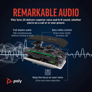 Poly Sync 20 Bluetooth Speakerphone