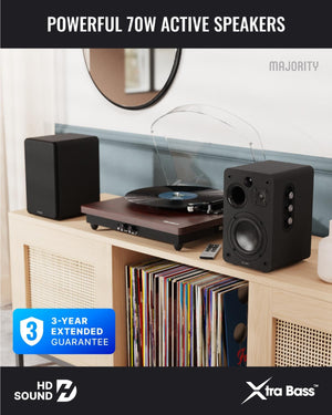 Majority D70X Active Bluetooth Bookshelf Speakers