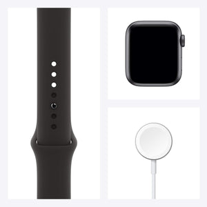 Apple Watch SE 1st Gen (GPS, 40mm) Space Grey Aluminium Case + Black Strap