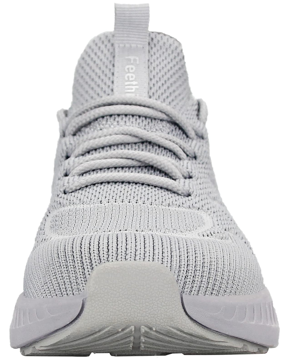 Feethit Women's UK 5 Lightweight Breathable Walking Gym Trainers - Light Grey