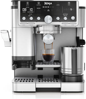 Ninja Luxe Pro ES701UK 3-in-1 Bean to Cup Coffee Machine with Grinder - Silver
