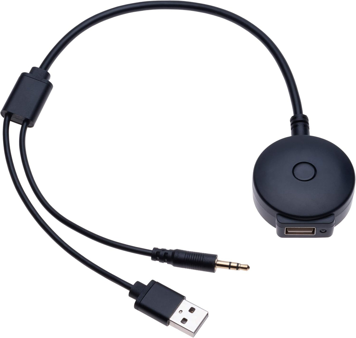 Car Bluetooth Audio Cable USB/3.5mm AUX Adapter for BMW 1-7 Series, X1-X6, Mini