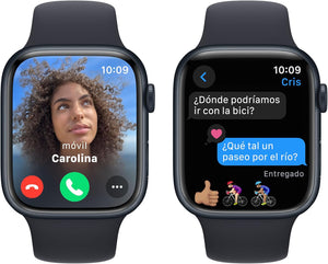 Apple Watch Series 9 (GPS, 45mm) Midnight Aluminium Case + Midnight Strap