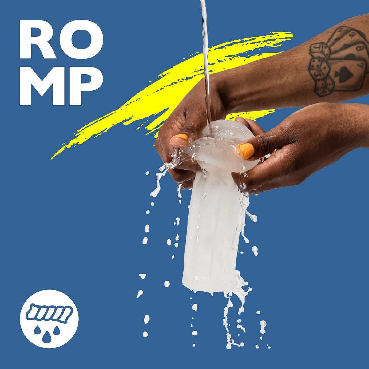 Romp Dash Male Stroker, Soft Touch with Suction Control