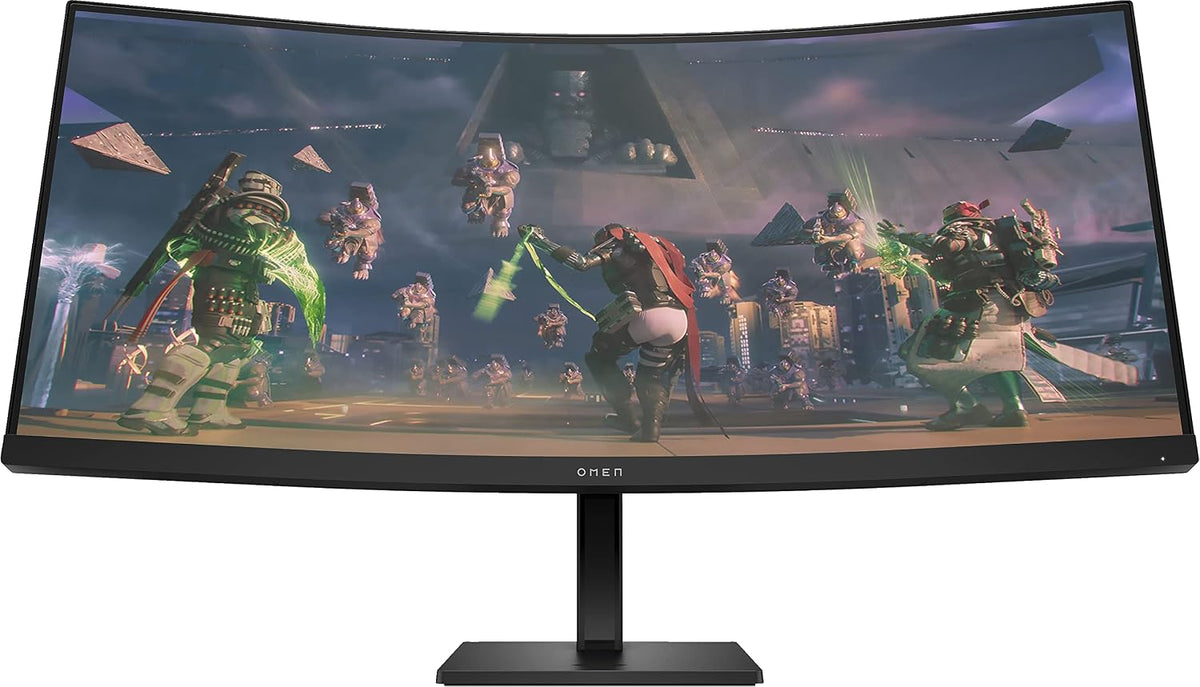 HP OMEN 34c 34" WQHD 3440x1440 UltraWide Curved PC Gaming Monitor - Black