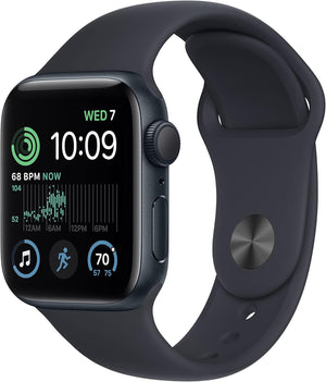 Apple Watch SE 1st Gen (GPS, 44mm) Space Grey + Black Band