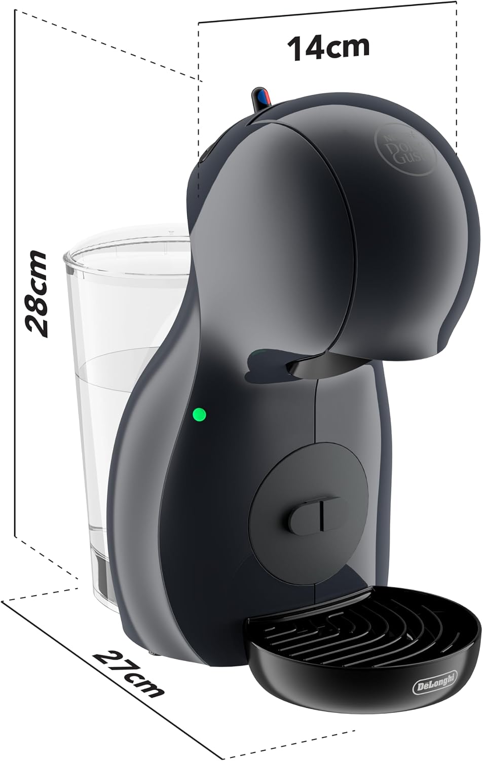 Dolce Gusto De'Longhi Piccolo XS Pod Coffee Machine Black