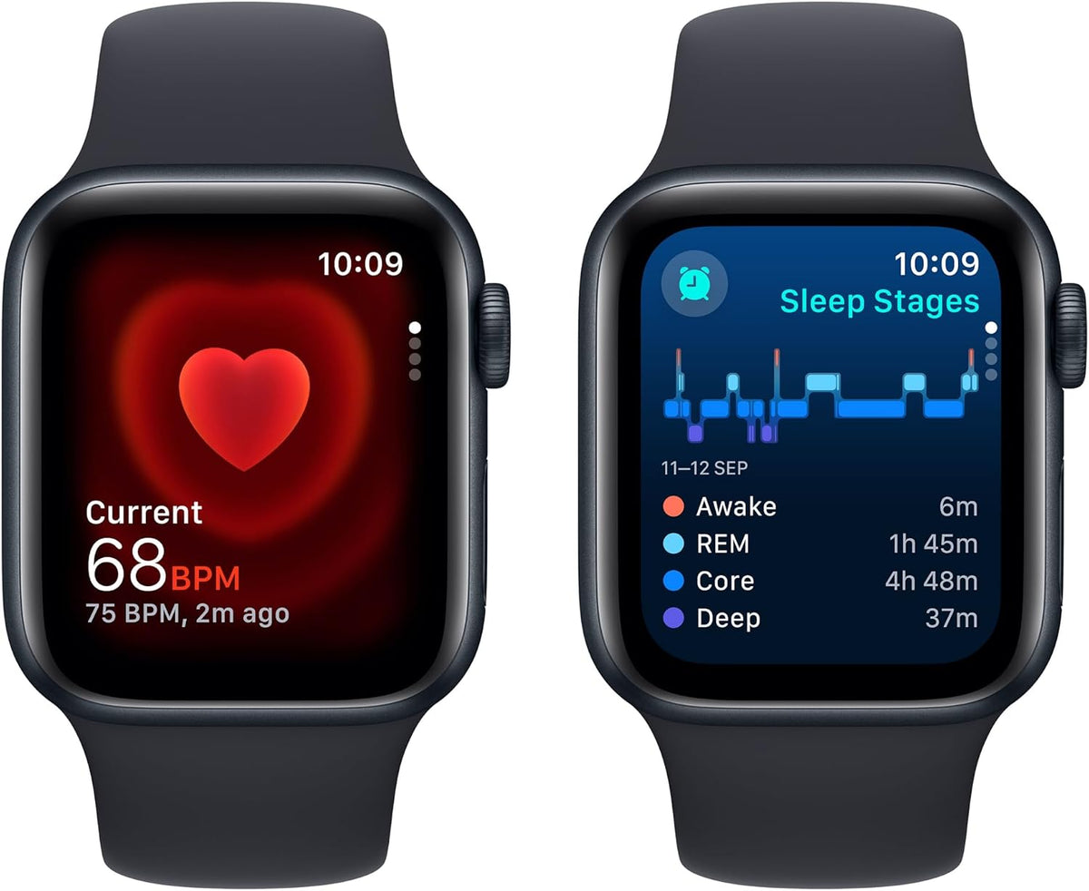 Apple Watch SE2 (GPS, 40mm) Midnight Aluminium Case + Midnight Strap