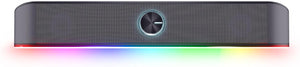Trust GXT 1619 Rhox RGB Soundbar, PC Speakers, 12W, USB, 3.5mm Jack, Black/Grey