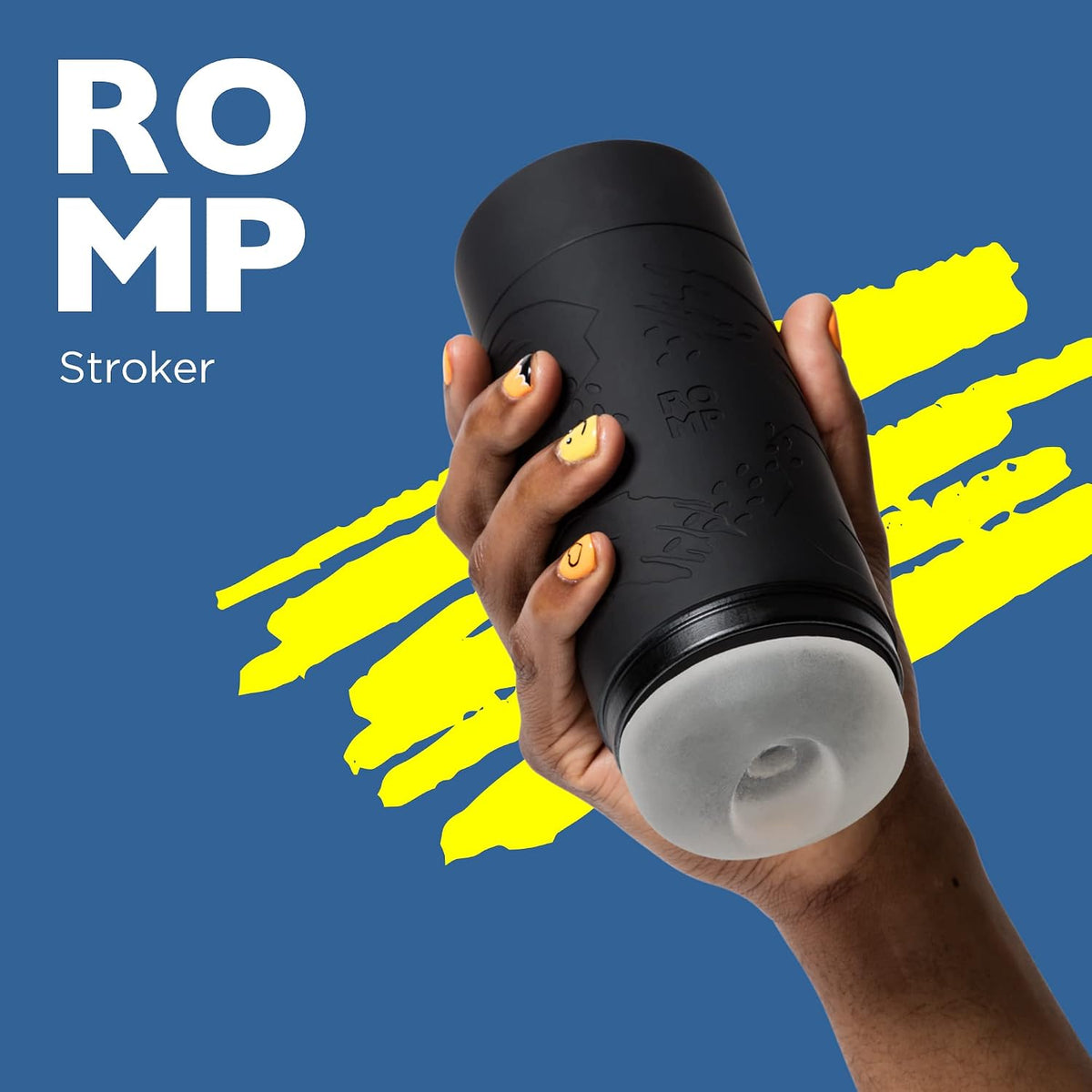 Romp Dash Male Stroker, Soft Touch with Suction Control