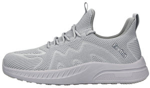 Feethit Women's UK 5 Lightweight Breathable Walking Gym Trainers - Light Grey