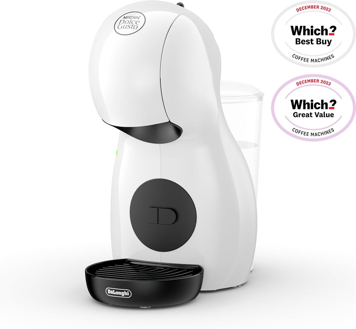 Dolce Gusto Piccolo XS EDG210.WB De'Longhi Pod Coffee Machine - White