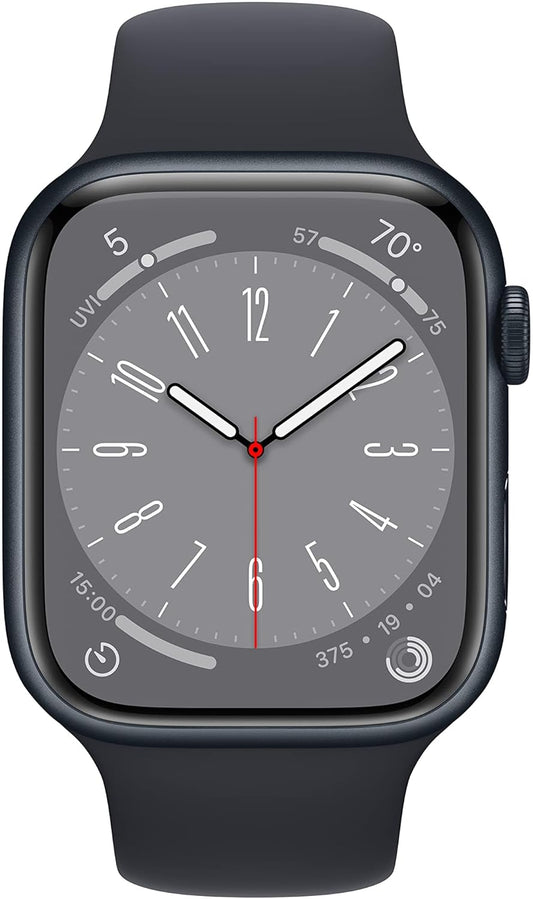 Apple Watch Series 8 (GPS, 45mm) Midnight Aluminium Case + Midnight Strap