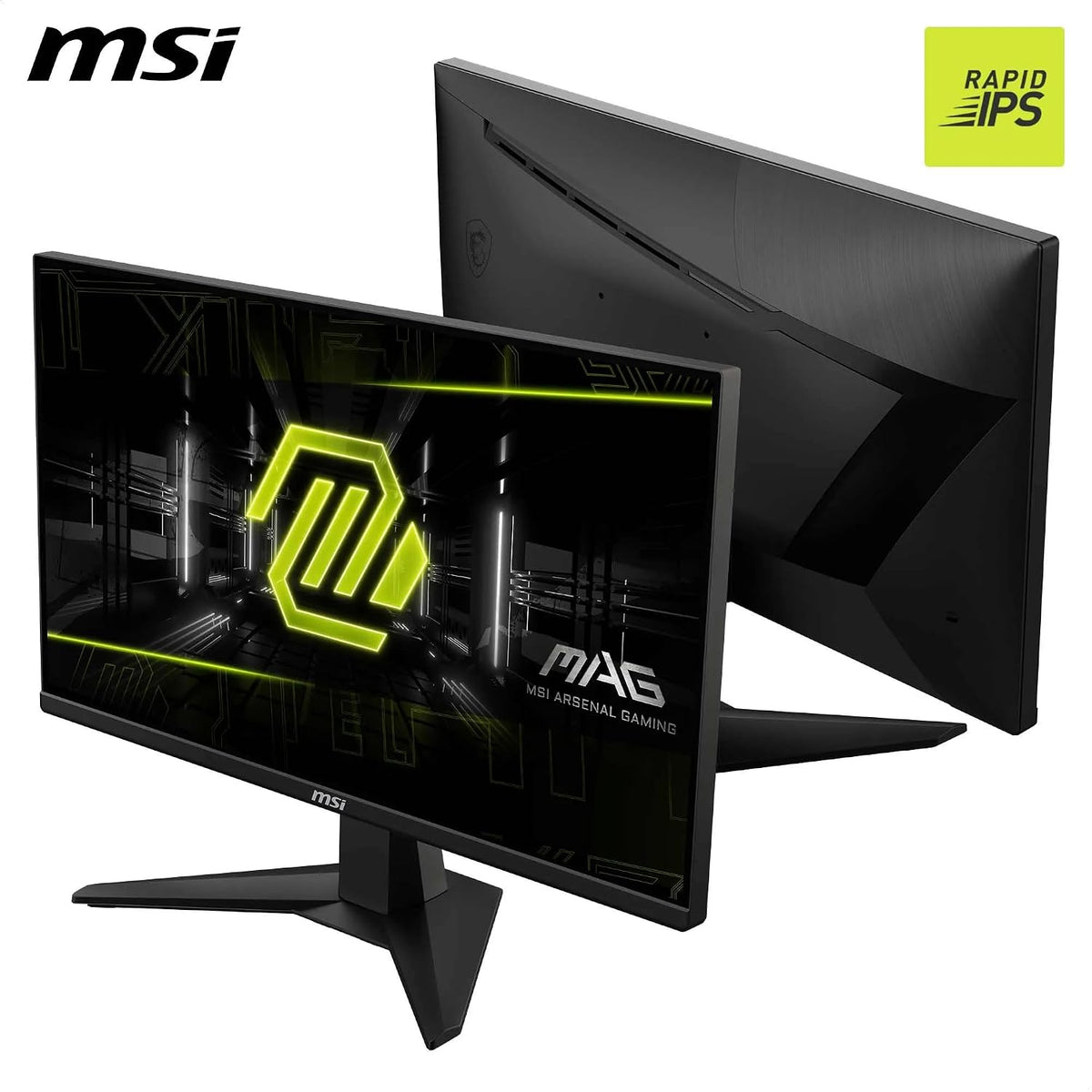 MSI MAG 255XF 24.5" Full HD 1080p Rapid IPS PC Gaming Monitor Screen - Black 2