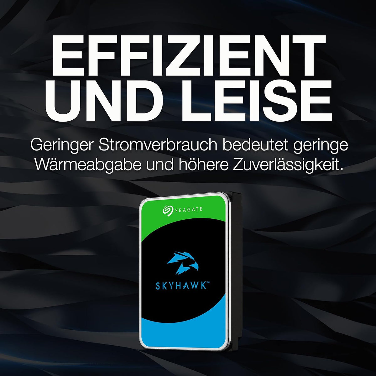 Seagate Skyhawk 2TB Internal Hard Drive, 3.5in SATA 64MB Cache