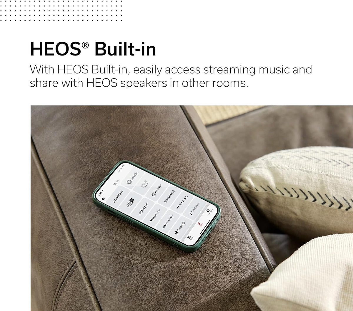 Denon AVC-S670H 5.2 Channel AV Amplifier Dolby DTS-HD Bluetooth AirPlay 2 HEOS