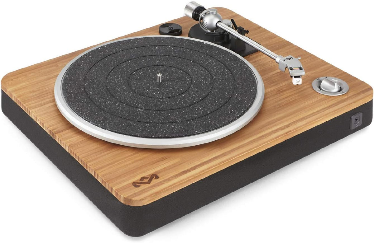 House of Marley Stir It Up Record Player Vinyl Turntable USB 33/45 RPM Bamboo