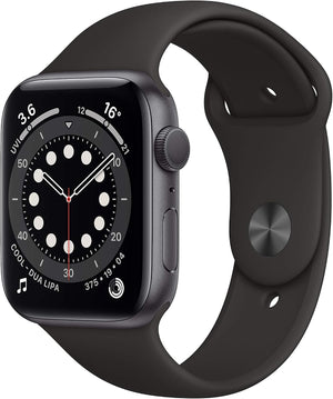 Apple Watch Series 6 (GPS, 40mm) Space Grey Case + Black Strap