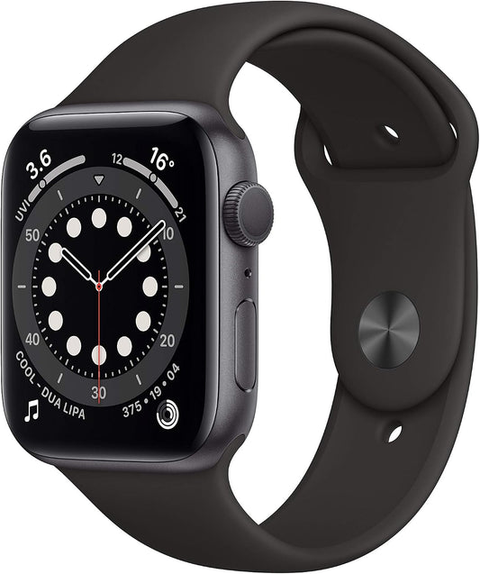 Apple Watch Series 6 (GPS, 40mm) Space Grey Case + Black Strap