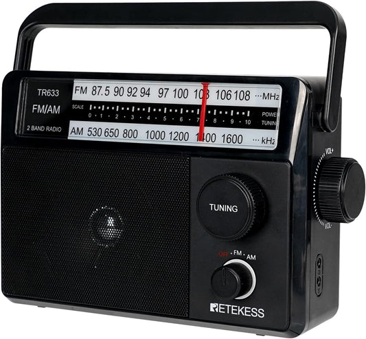 Retekess TR633 Portable AM/FM Transistor Radio