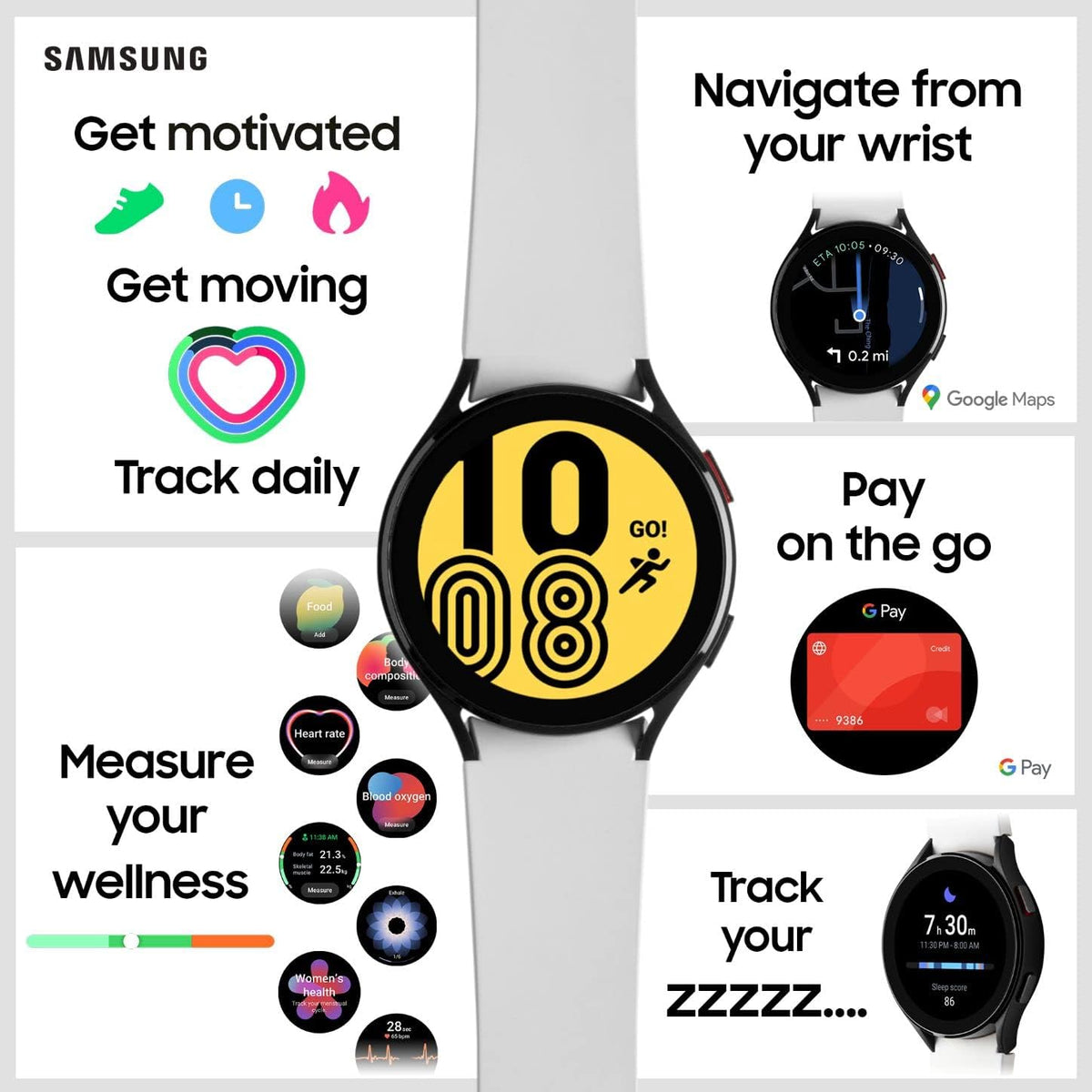 Samsung Galaxy Watch4 (4G, 40mm) Pink Gold Aluminium
