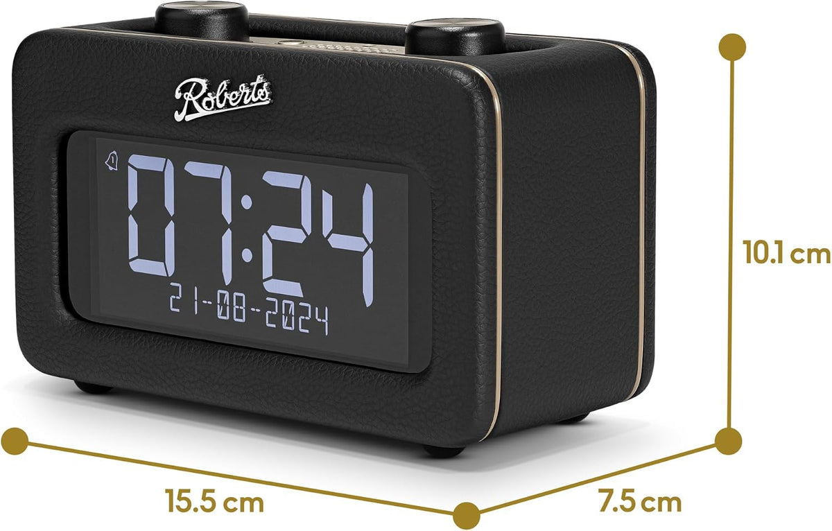 Roberts Revival REST Digital DAB Radio with Bluetooth, Black