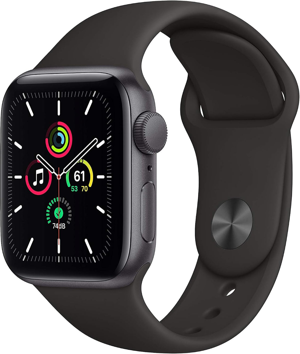 Apple Watch SE1 (GPS, 40mm) Space Grey Aluminium Case + Midnight Strap