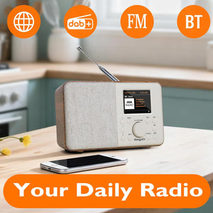 SR10 Wi-Fi/Bluetooth/DAB+/FM Internet Radio, Walnut