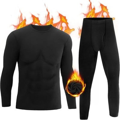 YUTYTH Men's Thermal Underwear Set Ultra Thick Long Johns 2XL