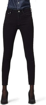 G-STAR 3301 Skinny Fit Jeans Black 31W 30L Women's Denim Trousers