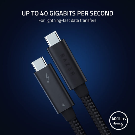Razer Thunderbolt Cable 2.0m Black RC21-01870100-R3M1 High Speed Data Cable