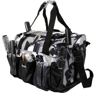 Hairdressing Designer Session Bag Large Mobile Hairdresser Barber Kit Grey