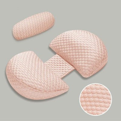 SHANNA Wedge Pregnancy Pillow Adjustable Full Body Cooling Bamboo Pink