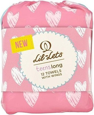 Lil-Lets Teens Long Towels 12-Pack