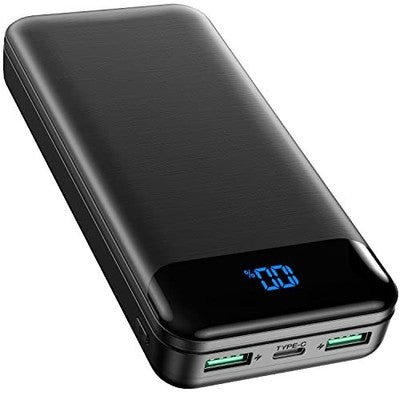 Enerwow 30000mAh Power Bank 22.5W Fast Charging USB-C LED Display