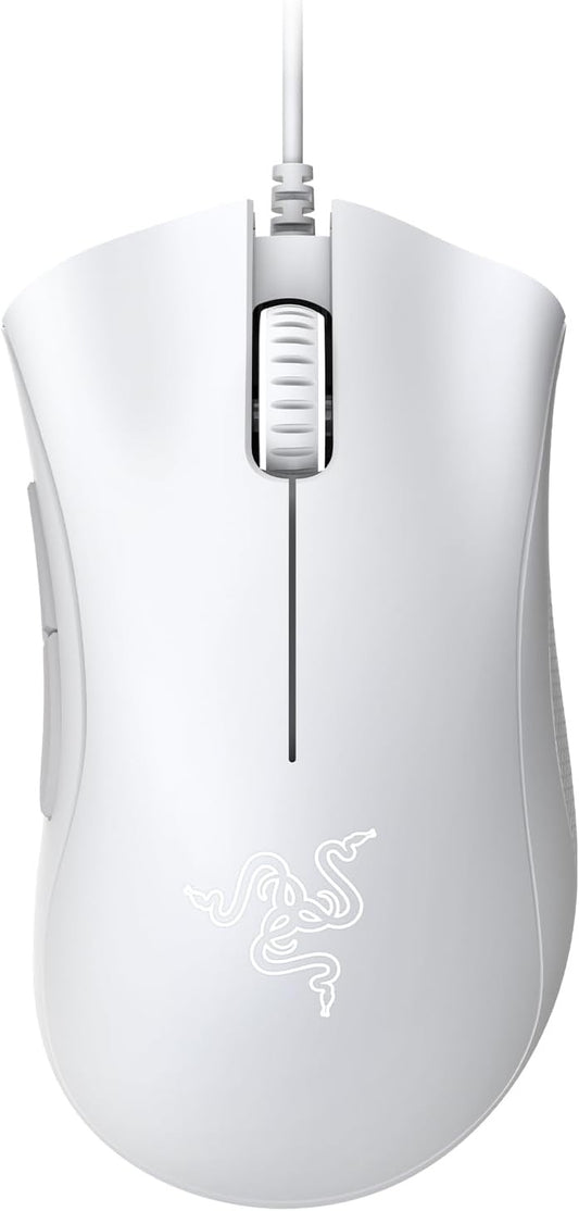 Razer DeathAdder Essential (2021) Wired Gaming Mouse - 6400 DPI, White