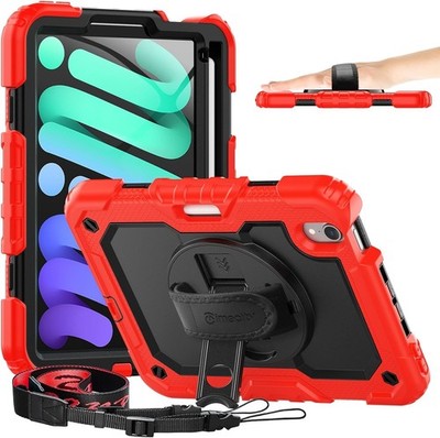 Timecity iPad Mini 6 Case 2021 8.3in Kids Drop Proof Screen Protector
