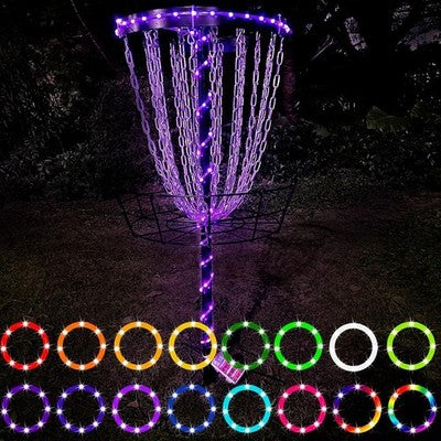 Waybelive Led Disc Golf Lights - Remote Control, 16 Colors, Waterproof, Bright