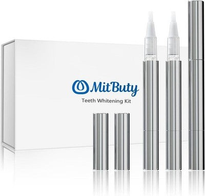 Mitbuty 3 Pack Teeth Whitening Pen Portable Stain Removal For Coffee, Wine, Tea