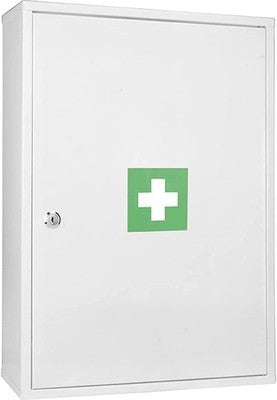 Universal Bargain First Aid Wall Mount Cabinet Lockable Small Medical Box