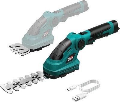 NEU MASTER Cordless Grass Shears Hedge Trimmer 2-in-1 2.0Ah Battery